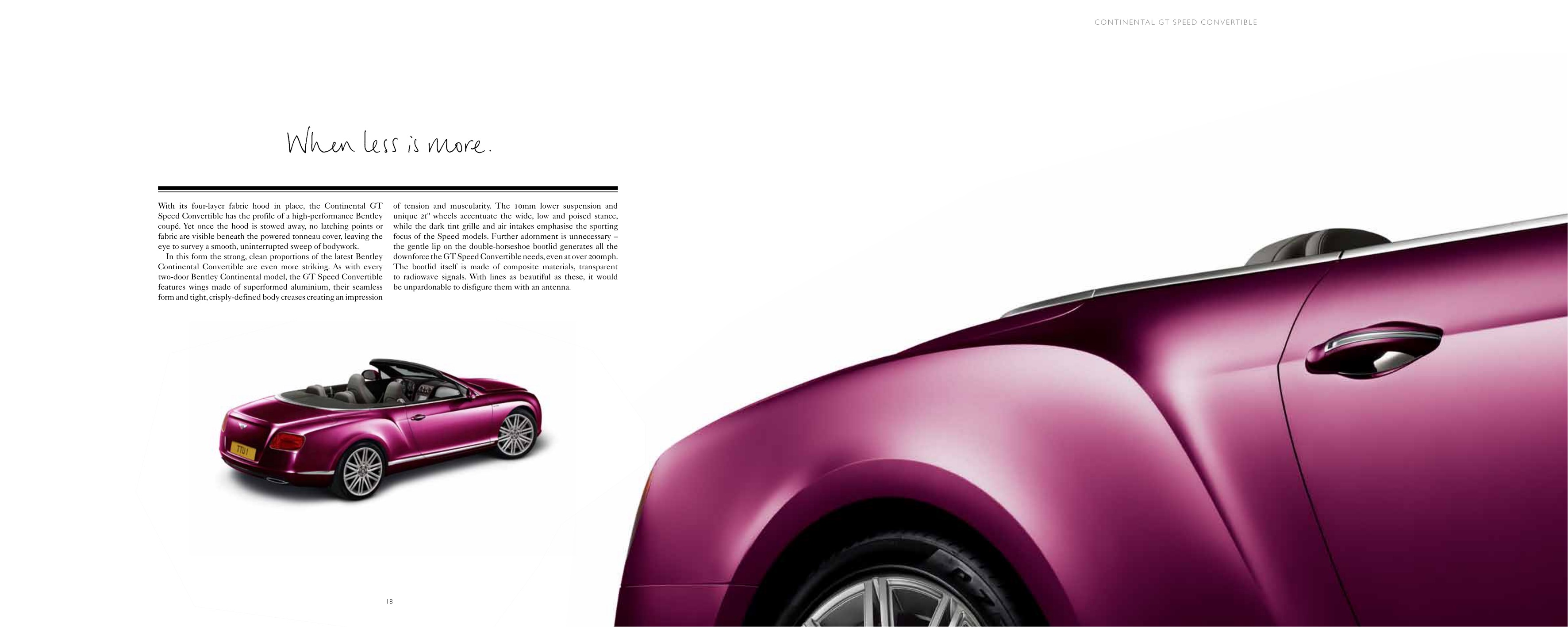 2013 Bentley Continental GTC Brochure Page 38